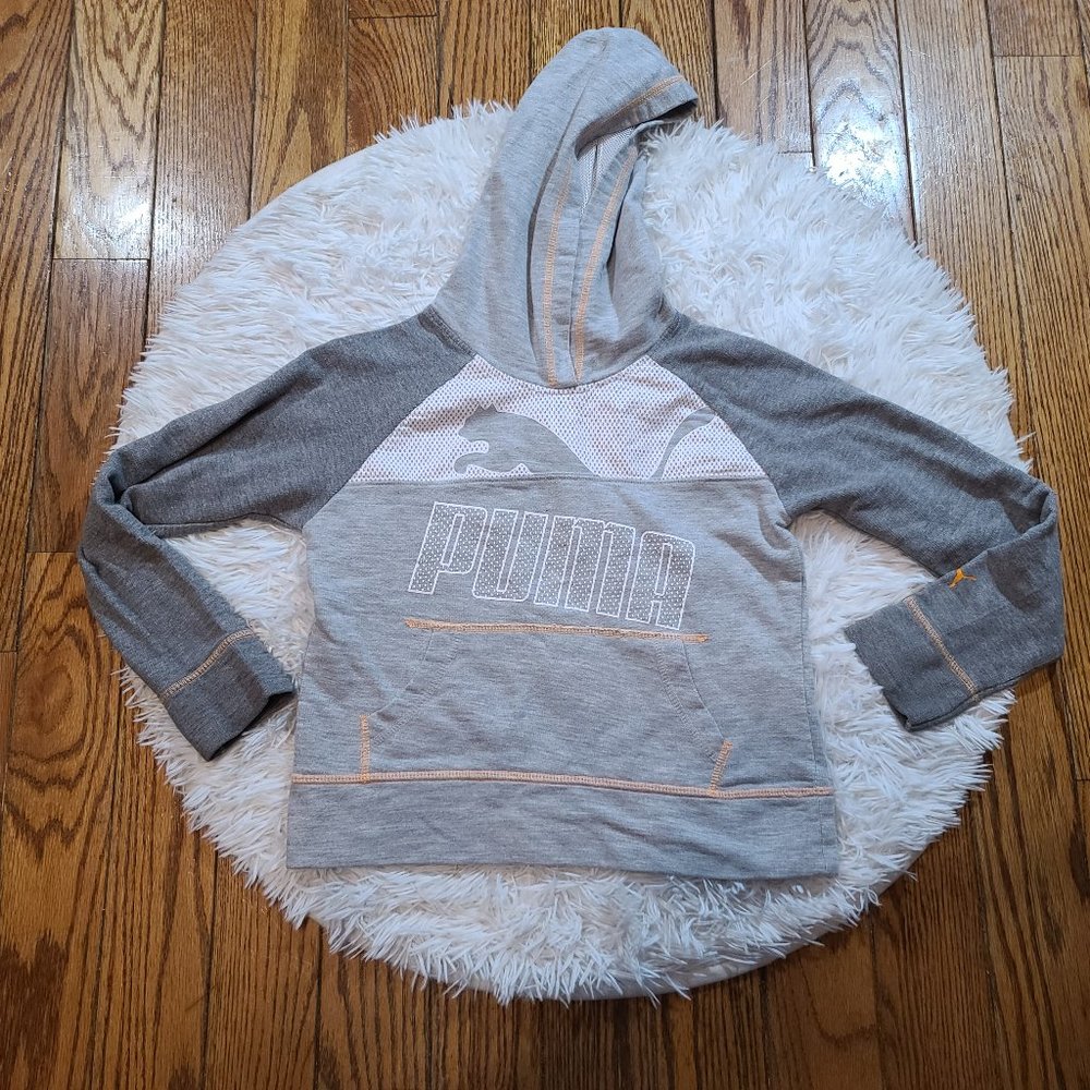 Puma Youth Gray Hoodie
